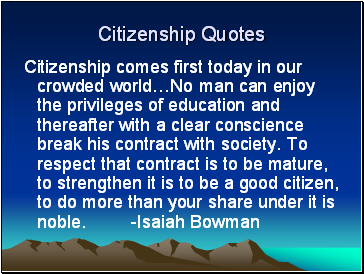 Citizenship Quotes