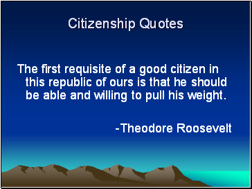 Citizenship Quotes