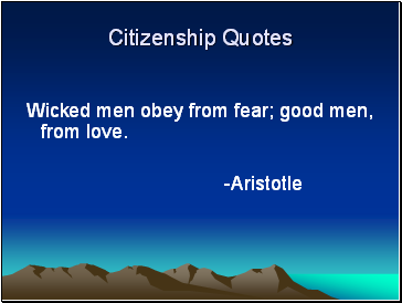 Citizenship Quotes