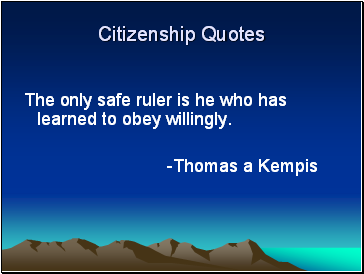 Citizenship Quotes