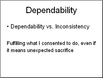 Dependability