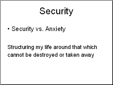 Security