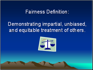 Fairness Definition