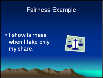 Fairness Example