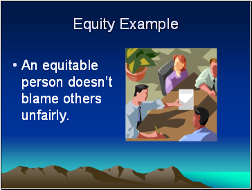 Equity Example