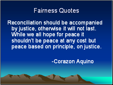 Fairness Quotes