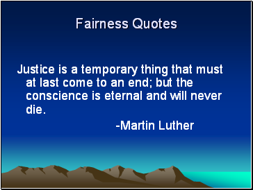 Fairness Quotes