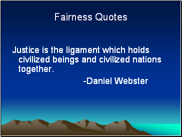 Fairness Quotes