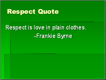 Respect Quote