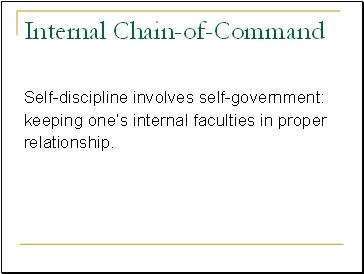 Internal Chain-of-Command