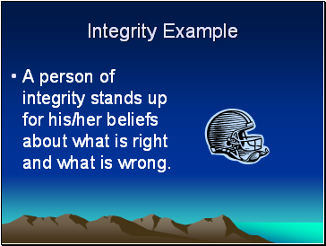 Integrity Example