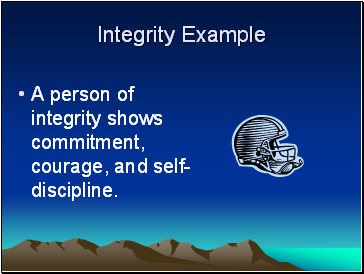 Integrity Example