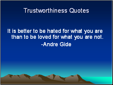 Trustworthiness Quotes