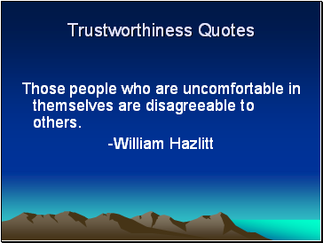 Trustworthiness Quotes