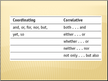 Subordinating Conjunctions