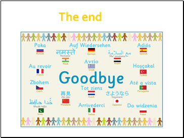 The end