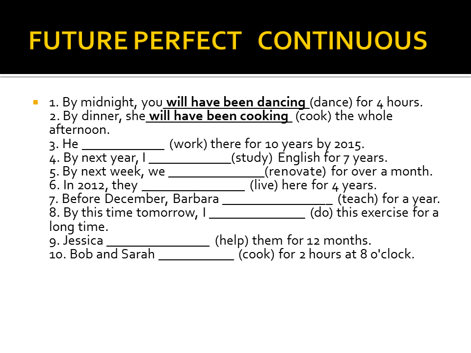 Future continuous ответы. Future perfect Continuous Tense. Фьюче Перфект континиус. Future perfect Continuous правила. Future perfect Continuous примеры.