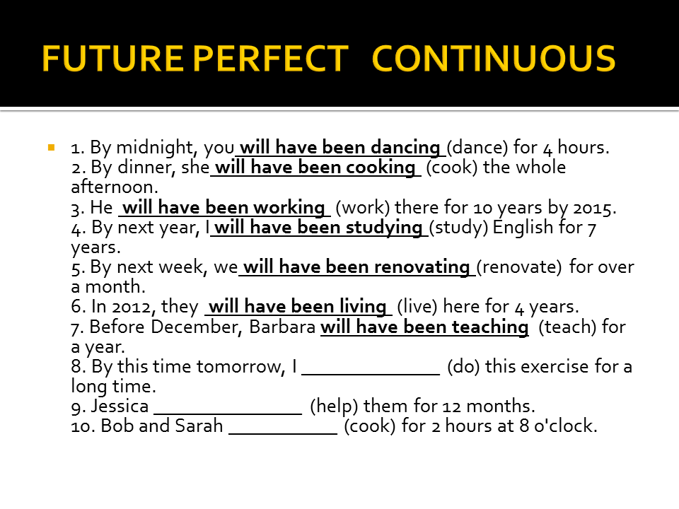 Perfect continuous tenses упражнения. Future perfect Continuous упражнения. Фьюче Перфект континиус. Future perfect Continuous Tense. Future Continuous упражнения.