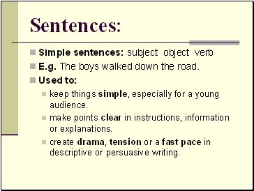 Sentences