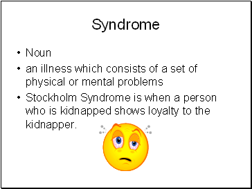 Syndrome