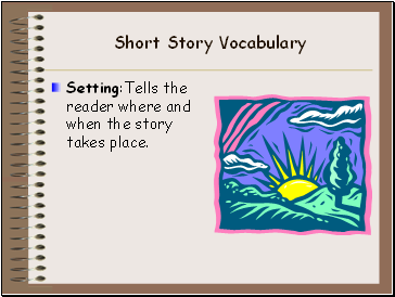 Short Story Vocabulary