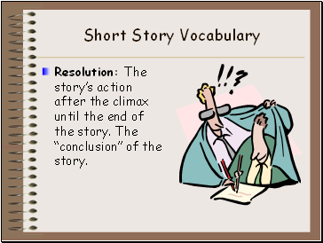 Short Story Vocabulary