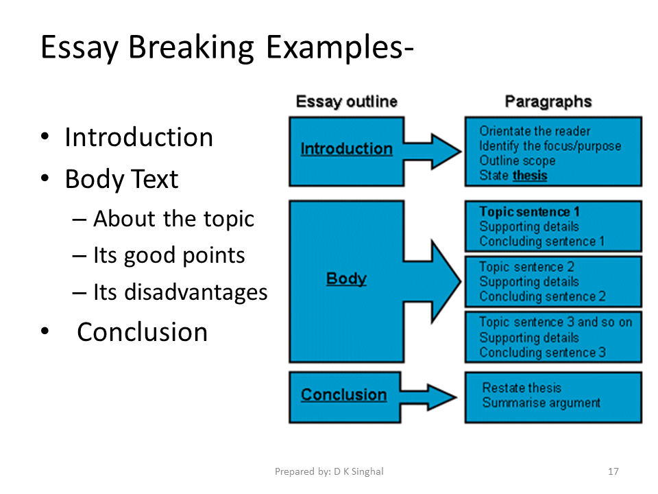 Paragraph plan