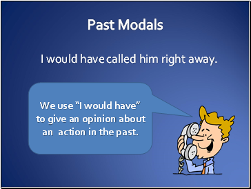 Past Modals