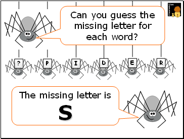 The missing letter is