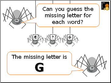 The missing letter is