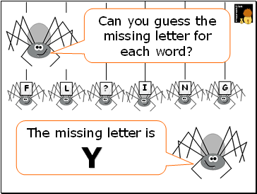 The missing letter is