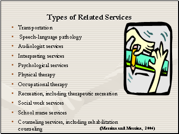 Types of Related Services