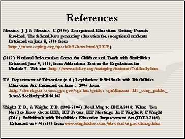 References