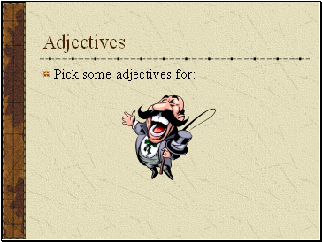 Adjectives