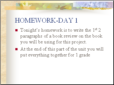 HOMEWORK-DAY 1