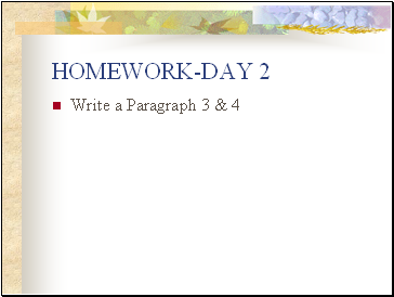 HOMEWORK-DAY 2