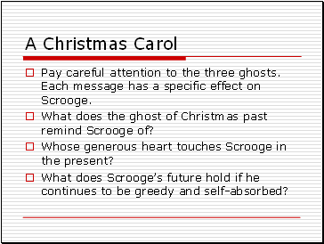 A Christmas Carol