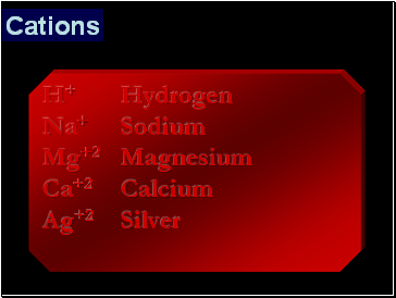 Cations