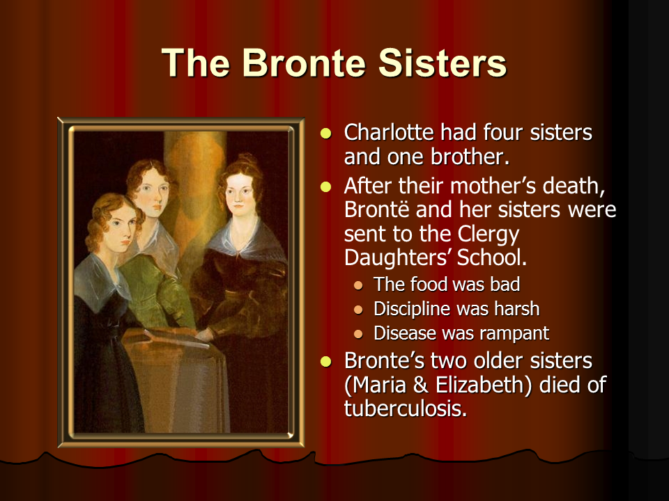 She sister перевод. Bronte sisters. Презентация Jane Eyre Charlotte Bronte. Писатели сестры Бронте. Сестры Бронте реализм.