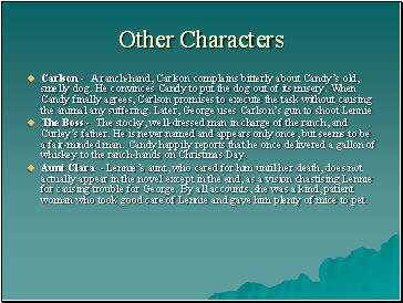 Other Characters