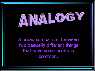 Analogy