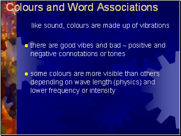 Colours and Word Associations