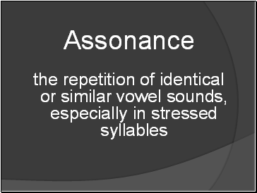 Assonance