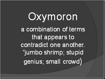 Oxymoron