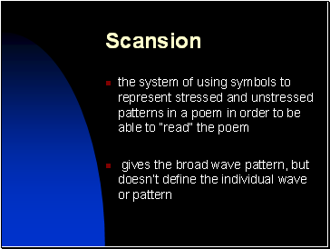 Scansion