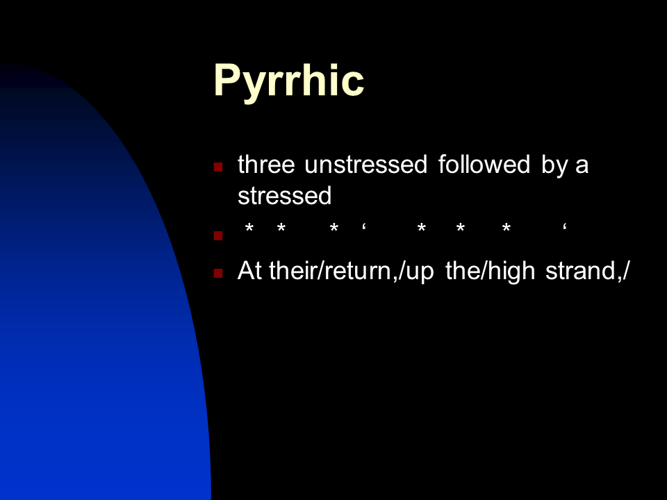Pyrrhic meaning