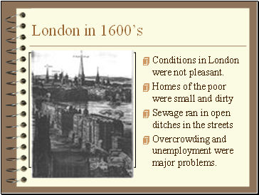 London in 1600’s