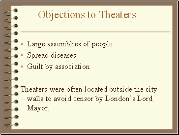 Objections to Theaters