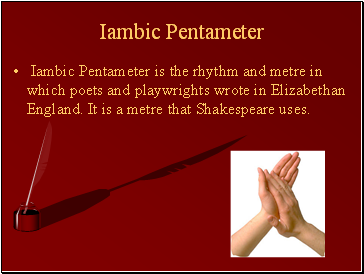 Iambic Pentameter