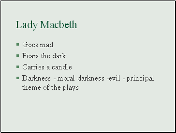 Lady Macbeth